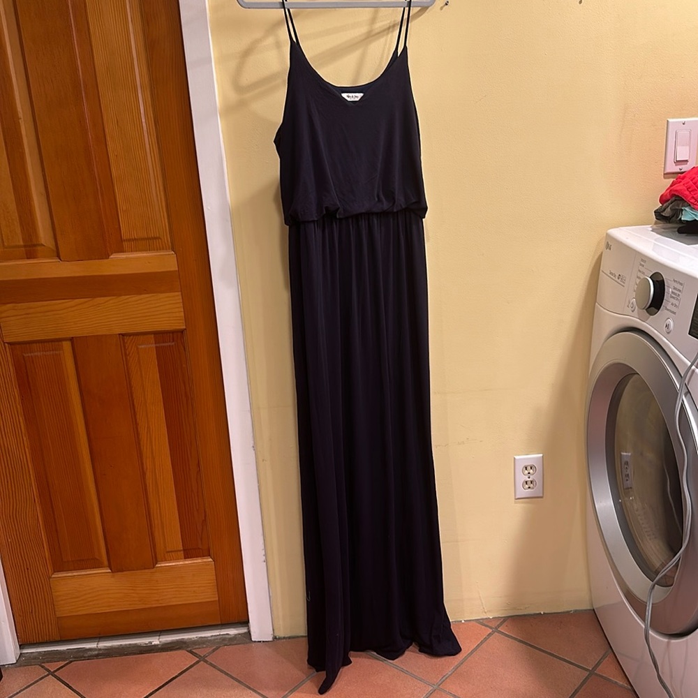 Mikey & Joey Navy Blue Maxi Dress